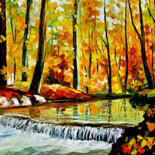 Схема вышивки «Парк»