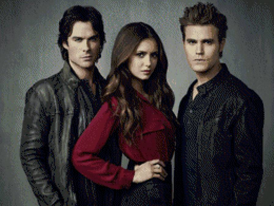 The Vampire Diaries - дневники вампира, деймон, стефан, елена - предпросмотр