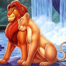 Схема вышивки «король лев»