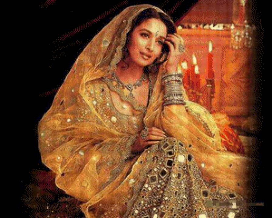 Индианка - восток, красавица, индия, восточная, девушка, индианка, танец - предпросмотр