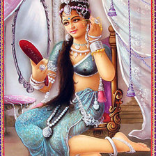 Схема вышивки «С зеркальцем»