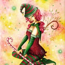 Схема вышивки «эльф»