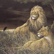 Схема вышивки «пара»