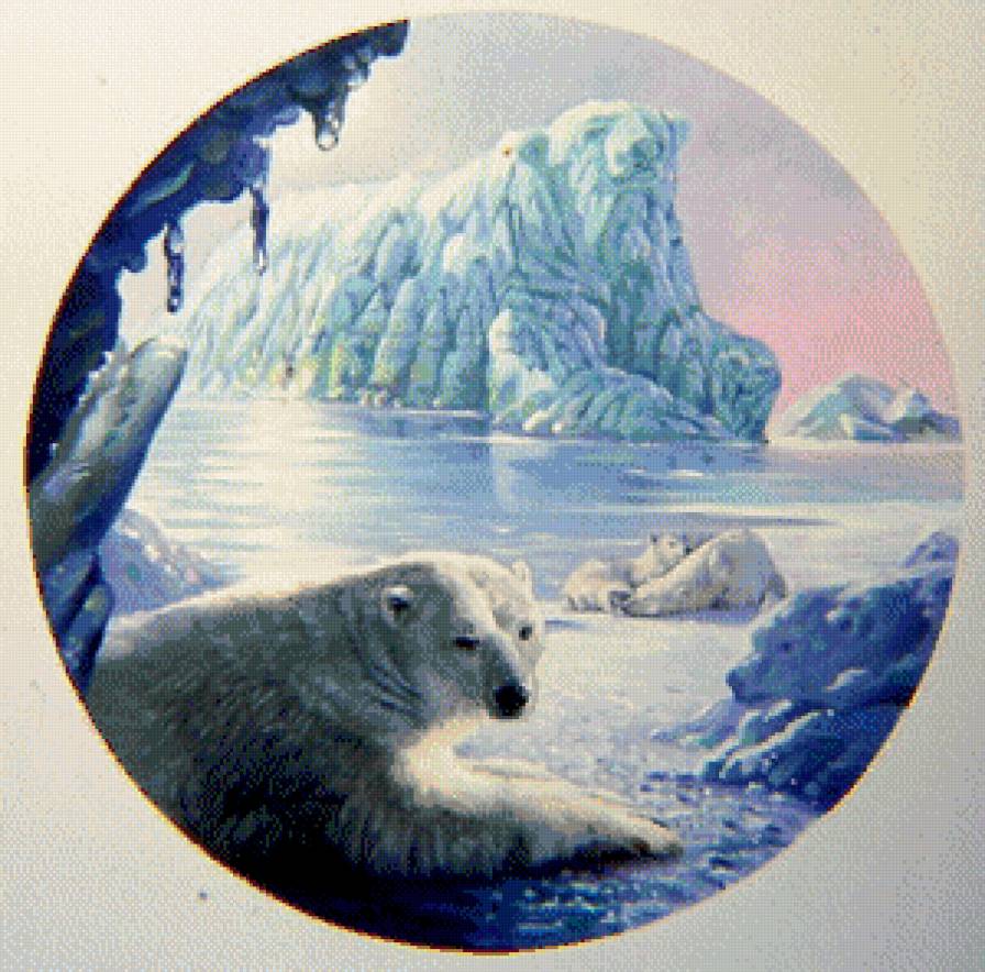 Иллюзия - картина, живопись, природа, иллюзия, искусство, звери, животные - предпросмотр