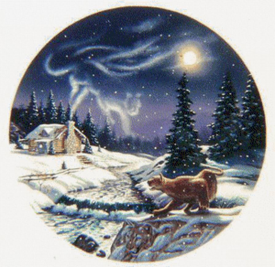 Иллюзия - звери, природа, картина, живопись, иллюзия, животные, искусство - предпросмотр