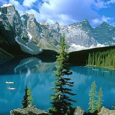 Схема вышивки «Прекрасное озеро»