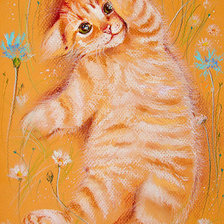 Схема вышивки «рыжее очарование»