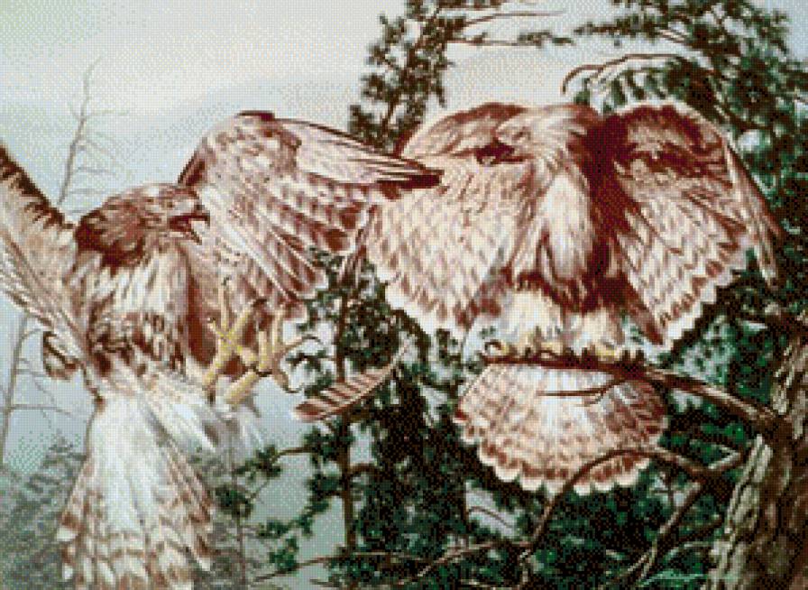 Иллюзия - природа, живопись, иллюзия, искусство, картина - предпросмотр