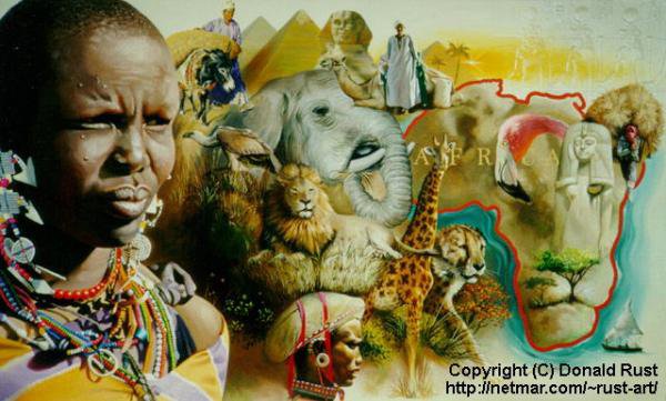 Иллюзия - природа, иллюзия, живопись, картина, искусство - оригинал