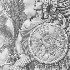 Схема вышивки «Вождь племени»