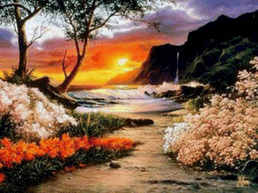 морской пейзаж - пейзаж, картины, картина - предпросмотр