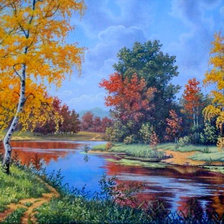 Схема вышивки «осень»