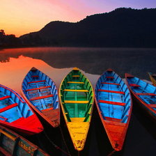 Схема вышивки «пейзаж»