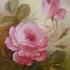 Схема вышивки «розы»