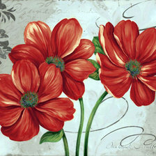 Схема вышивки «цветы»