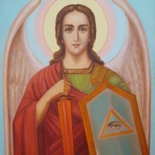 Схема вышивки «св михаил»