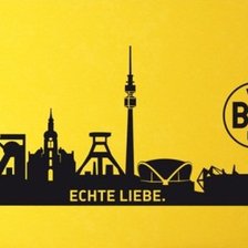 Схема вышивки «Боруссия Дортмунд»