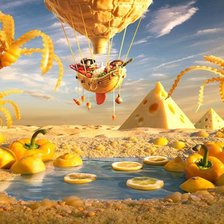 Схема вышивки «сьедобный пейзаж 1»