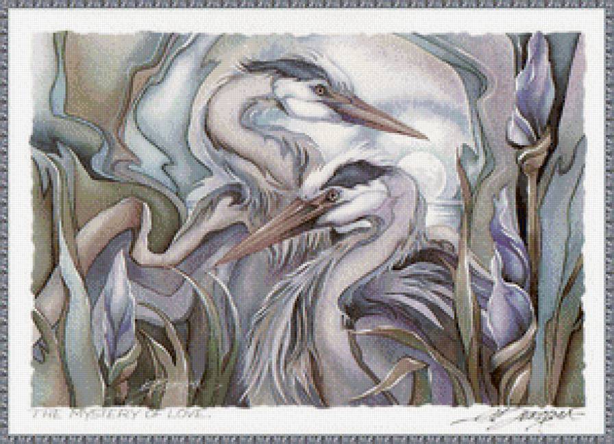 Тотем"Цапли" - птицы, рилигия - предпросмотр