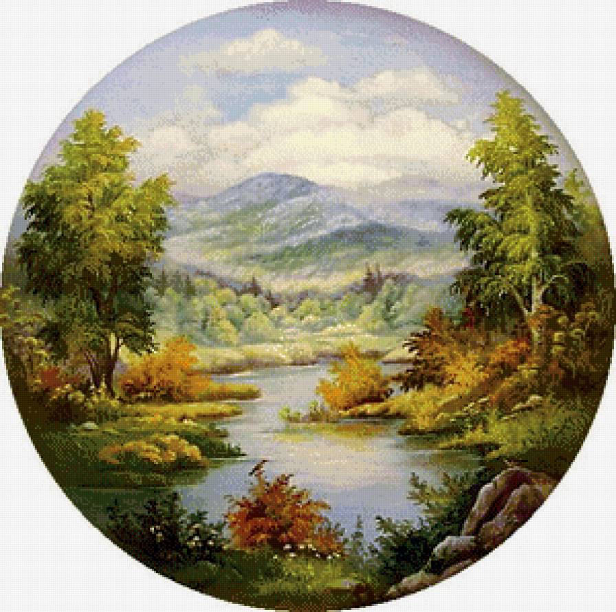 Певучие пейзажи России - пейзаж, картина - предпросмотр