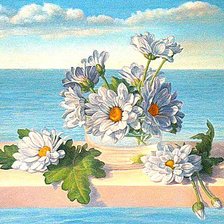 Схема вышивки «Хризантемы»