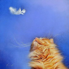 Схема вышивки «Киса»