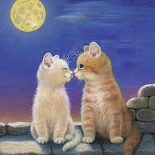 Схема вышивки «Кошачьи нежности»