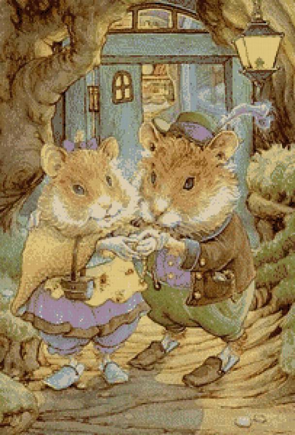 Вместе навсегда (большая) - детское, пара, мышки, сказка, деткам - предпросмотр