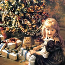 Схема вышивки «подарки на рождество»