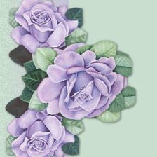 Схема вышивки «розы»