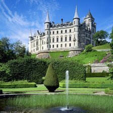 Схема вышивки «Замок»