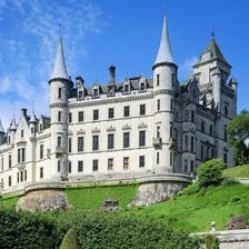 Схема вышивки «Замок»