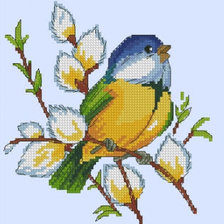 Схема вышивки «Синичка»