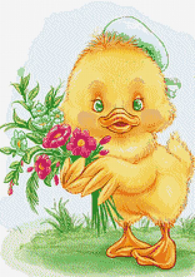 Для тебя... - детское, мультики, цветы, деткам, птицы.цыпленок - предпросмотр