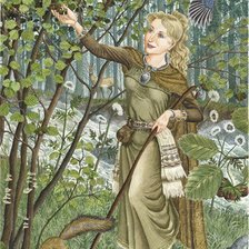 Схема вышивки «Лещина по картине Николая Фомина»