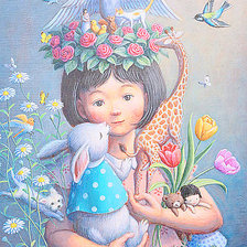 Схема вышивки «Детские сны...»