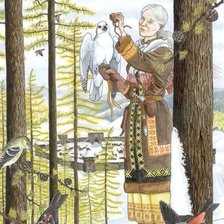 Схема вышивки «Лиственница»