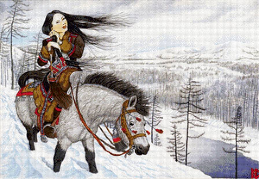 Якутия по картине Николая Фомина - якутия - предпросмотр