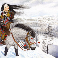 Якутия по картине Николая Фомина