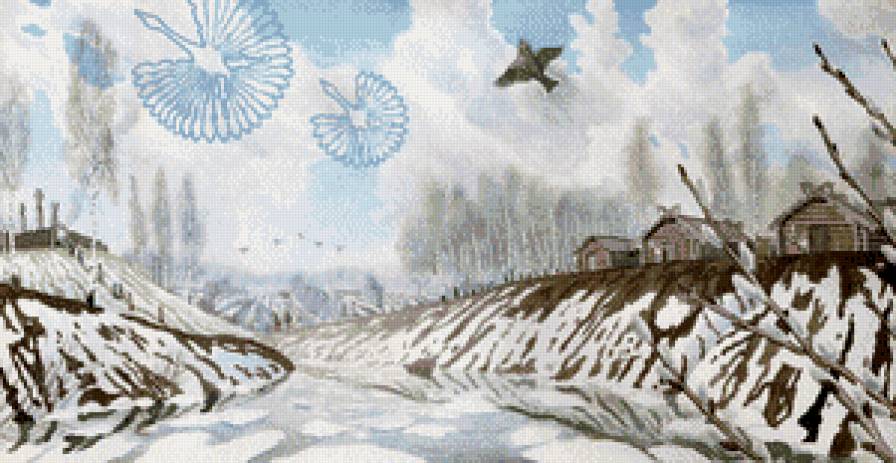 Весна по картине Николая Фомина - весна - предпросмотр