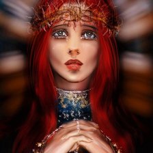 Схема вышивки «Красота женщины»