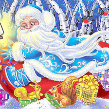 Схема вышивки «Подарки для детворы»