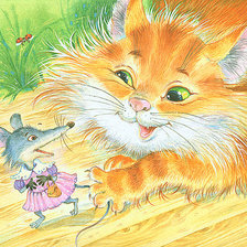 Схема вышивки «Догнал...»