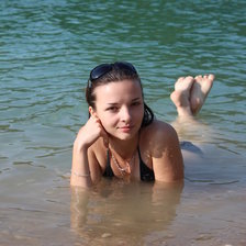 Схема вышивки «девушка»