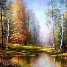 Схема вышивки «осень»