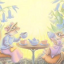 Схема вышивки «Чаепитие»