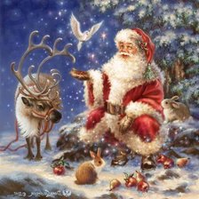 Схема вышивки «санта клаус»