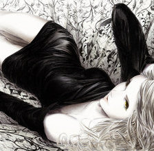 Схема вышивки «девушка»