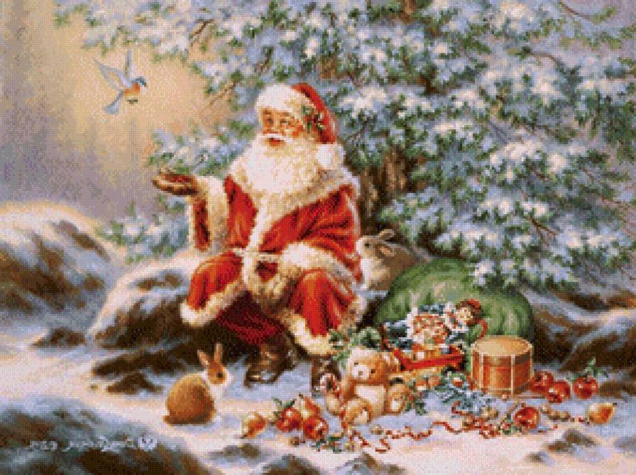 санта клаус 2 - праздн, подарки.зверюшки, дед морз, новый год рождество, санта клаус - предпросмотр