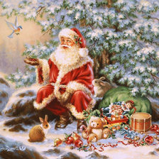Схема вышивки «санта клаус 2»